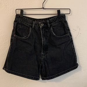 Zara High Waisted Denim Shorts